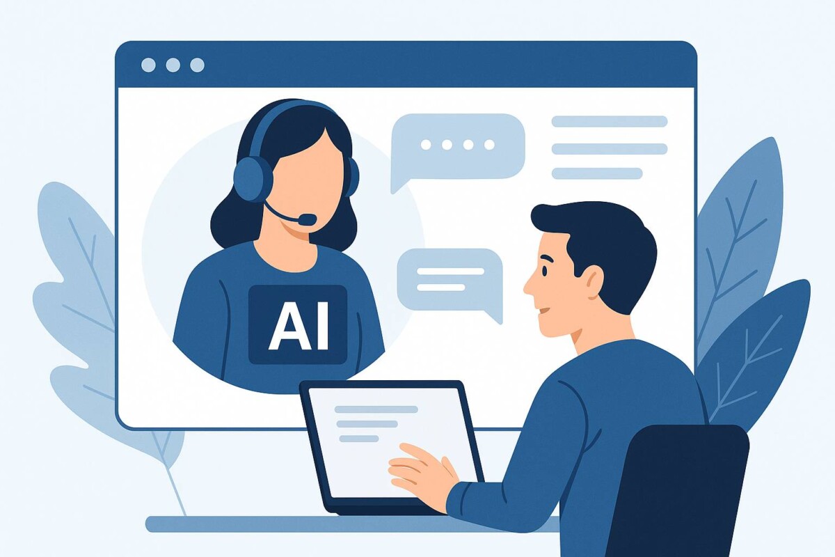 umetna inteligenca na spletni strani